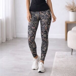 Athleta Multicolor Patterned Leggings Size M